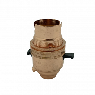 Ecofix Switched BC Half Inch Lampholder (Copper)