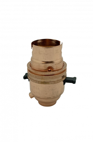 Ecofix Switched BC Half Inch Lampholder (Copper)