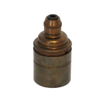 Metalbrite ES Cordgrip Lampholder [Smooth Skirt] (Antique Brass)