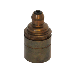 Metalbrite ES Cordgrip Lampholder [Smooth Skirt] (Antique Brass)