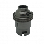 Metalbrite BC Half Inch Lampholder [Smooth Skirt] (Bronze)