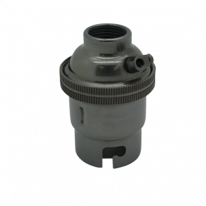 Metalbrite BC Half Inch Lampholder [Smooth Skirt] (Bronze)