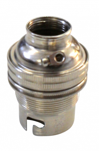 Metalbrite BC ⅝" Lampholder (Nickel)