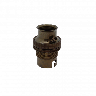 Metalbrite Conduit BC 20mm Lampholder (Antique Brass)