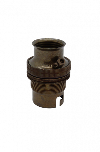 Metalbrite Conduit BC 20mm Lampholder (Antique Brass)