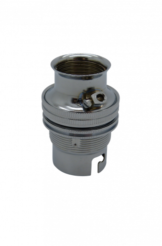 Metalbrite Conduit BC 20mm Lampholder (Chrome)