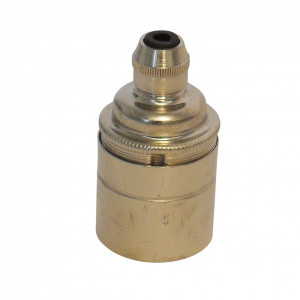 Metalbrite ES Cordgrip Lampholder [Smooth Skirt] (Nickel)