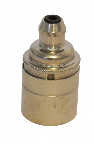 Metalbrite ES Cordgrip Lampholder [Smooth Skirt] (Nickel)