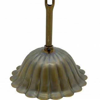 Large Decorative Light Duty Chandelier Rose (Antique Brass)