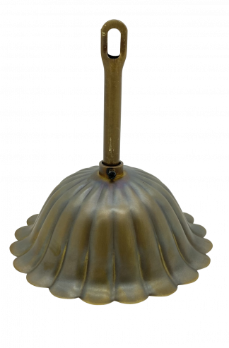 Large Decorative Light Duty Chandelier Rose (Antique Brass)