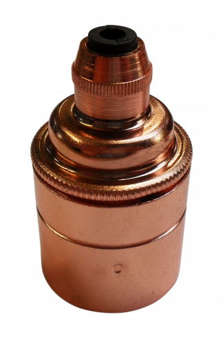 Metalbrite ES Cordgrip Lampholder [Smooth Skirt] (Copper)