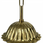 Large Decorative Light Duty Chandelier Rose (Polished Brass)