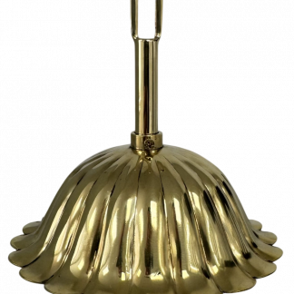 Large Decorative Light Duty Chandelier Rose (Polished Brass)