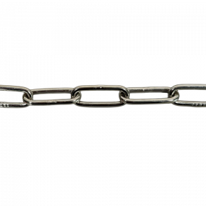 Heavy Duty Welded Link Ceiling Chain (Nickel)