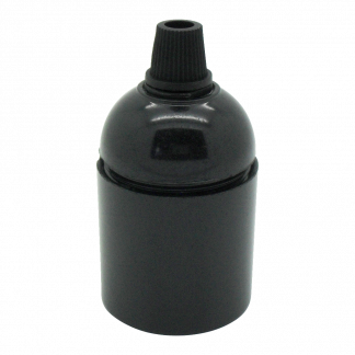 Continental ES Cordgrip Lampholder [Smooth Skirt] (Black)