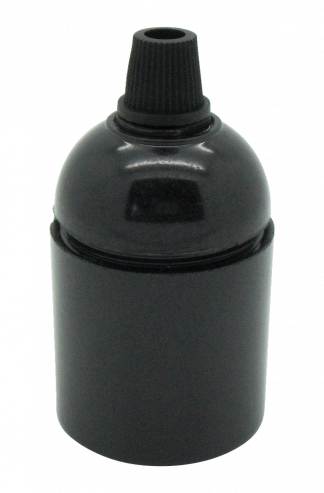 Continental ES Cordgrip Lampholder [Smooth Skirt] (Black)
