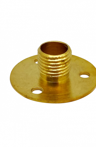 Flange Plate 10mm Male Thread (Brass)