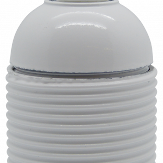 Continental ES Cordgrip Lampholder [Threaded Skirt] (White)