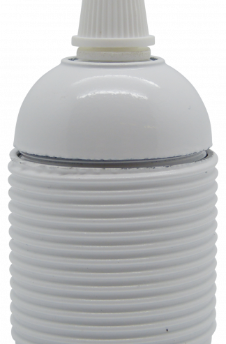 Continental ES Cordgrip Lampholder [Threaded Skirt] (White)