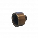 Increaser (Hollow) Male Thread 10mm, Female Thread 20mm (Antique Brass)