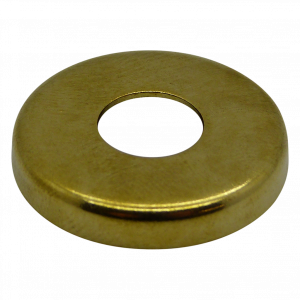 End Cap / Locknut Cover, Diameter 27mm with 10mm hole (Brass)