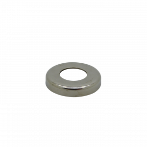 End Cap / Locknut Cover, Diameter 27mm with ½" hole (Nickel)