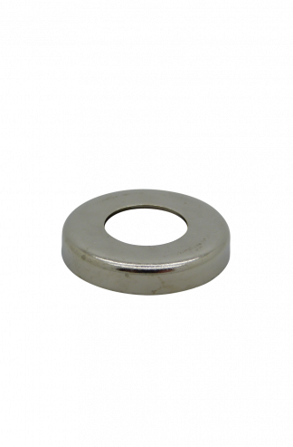 End Cap / Locknut Cover, Diameter 27mm with ½" hole (Nickel)