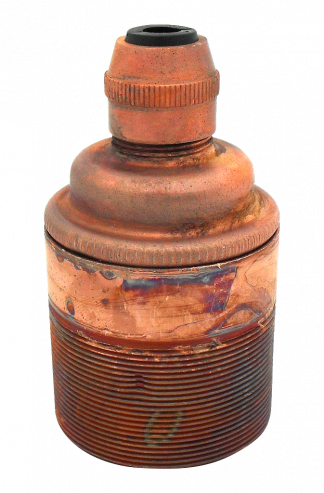 Metalbrite ES Cordgrip Lampholder [Threaded Skirt] (Rustic)