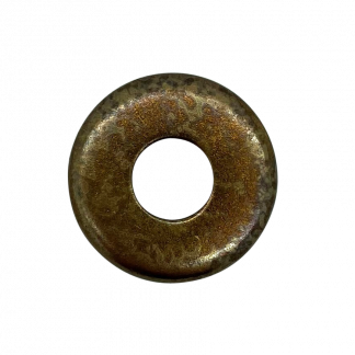 End Cap / Locknut Cover, Diameter 27mm with 10mm hole (Antique Brass)