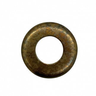 End Cap / Locknut Cover, Diameter 27mm with ½" hole (Antique Brass)