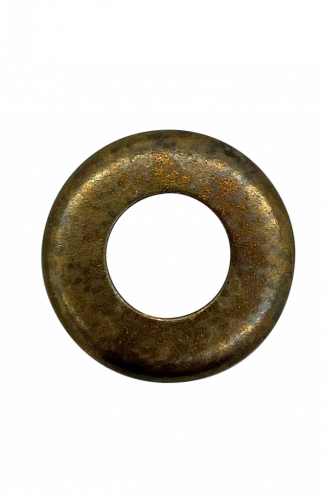 End Cap / Locknut Cover, Diameter 27mm with ½" hole (Antique Brass)