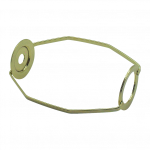 Brass Plated Shade Carrier (4")