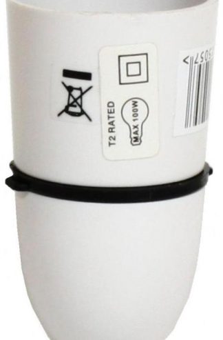Bakelite BC Cordgrip Lampholder (White)
