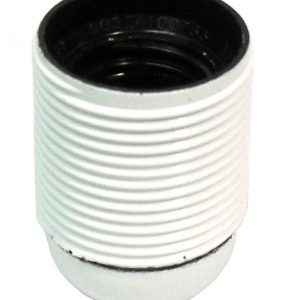 Continental ES 10mm Lampholder [Threaded Skirt] (White)