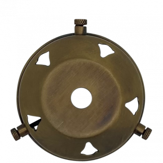 2¼" Gallery with 10mm Centre Hole (Antique Brass)