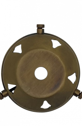 2¼" Gallery with 10mm Centre Hole (Antique Brass)