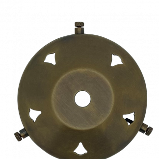 3¼" Gallery with 10mm Centre Hole (Antique Brass)