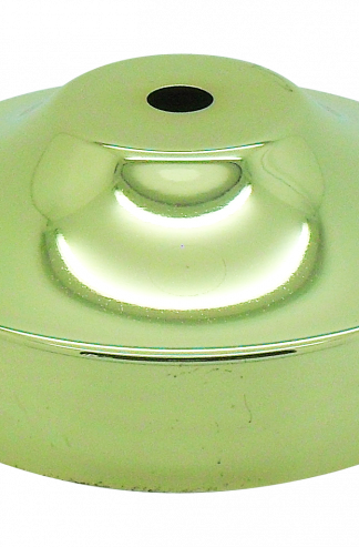 Shaped Ceiling Rose Converter (Brass Plated)