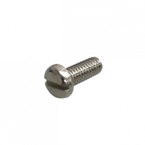 M4 x 10mm Slotted Pan Head Machine Screw (Nickel)
