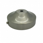 Shaped Ceiling Rose Converter (Brushed Steel)