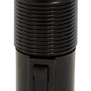 Continental Switched ES 10mm Lampholder [Threaded Skirt] (Black)