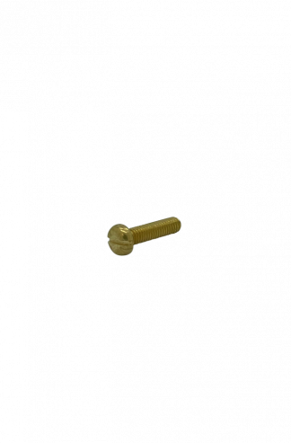 M4 x 16mm Slotted Pan Head Machine Screw (Brass)