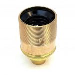 Metalbrite ES 10mm Lampholder [Threaded Skirt] (Brass)