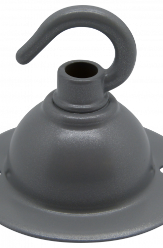 21kg Ceiling Hook Plate (Metallic Grey)