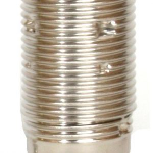 Plated SES 10mm Lampholder [Threaded Skirt] (Nickel)