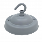 Large Ceiling Hook Plate (Light Grey)
