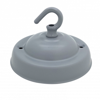 Large Ceiling Hook Plate (Light Grey)