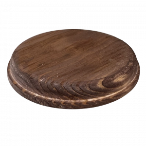 Circular Wooden Pattress 105mm (Dark)