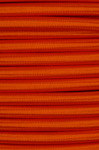 3 Core 0.75mm Round Braided Flex (ORANGE)