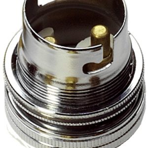 Metalbrite BC Half Inch Lampholder (Chrome)